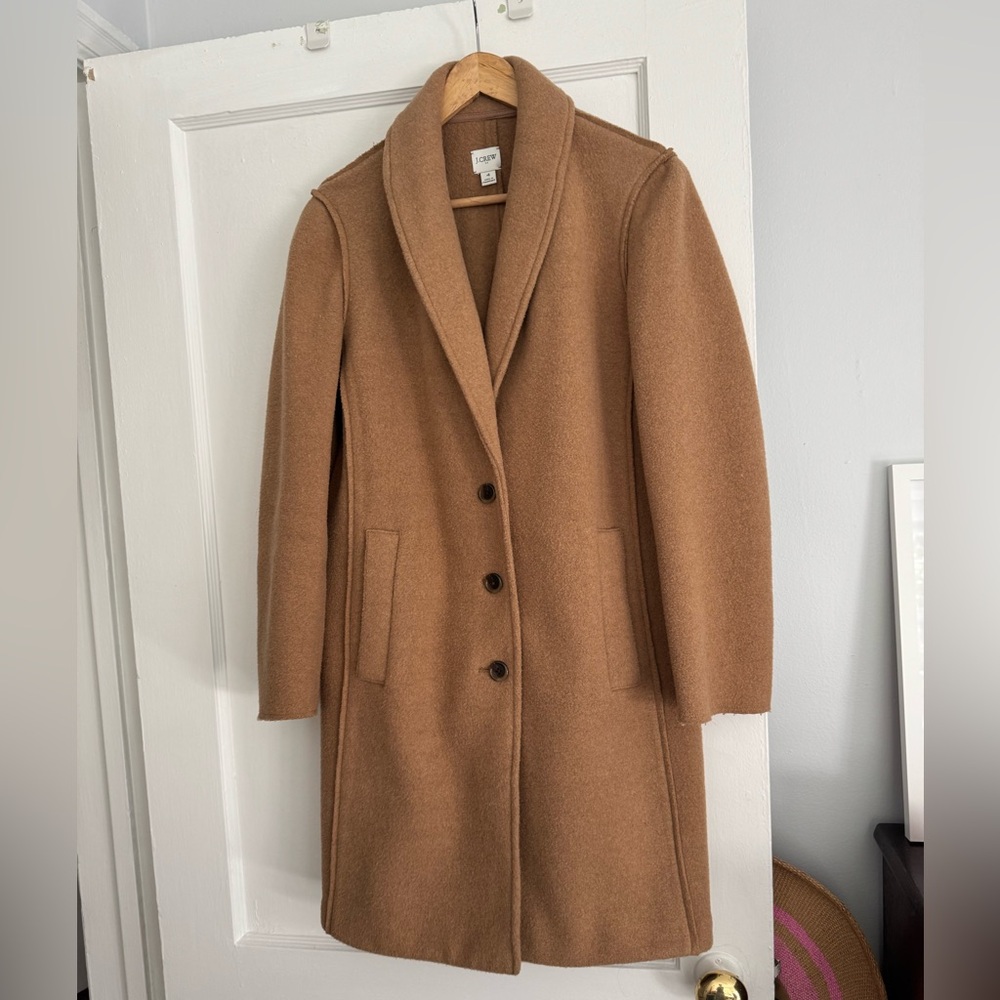 J. Crew Tan Car Coat